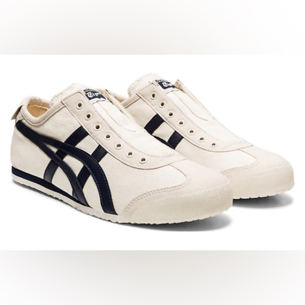 Onitsuka Tiger Mexico 66 Midnight and Birch Slip-On Sneakers